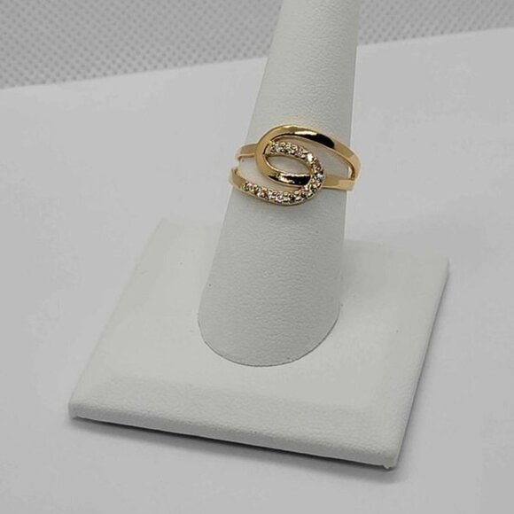 Jewelry - Brand New Brazilian 18k Gold Filled with Cubic Zirconia Stones Ring